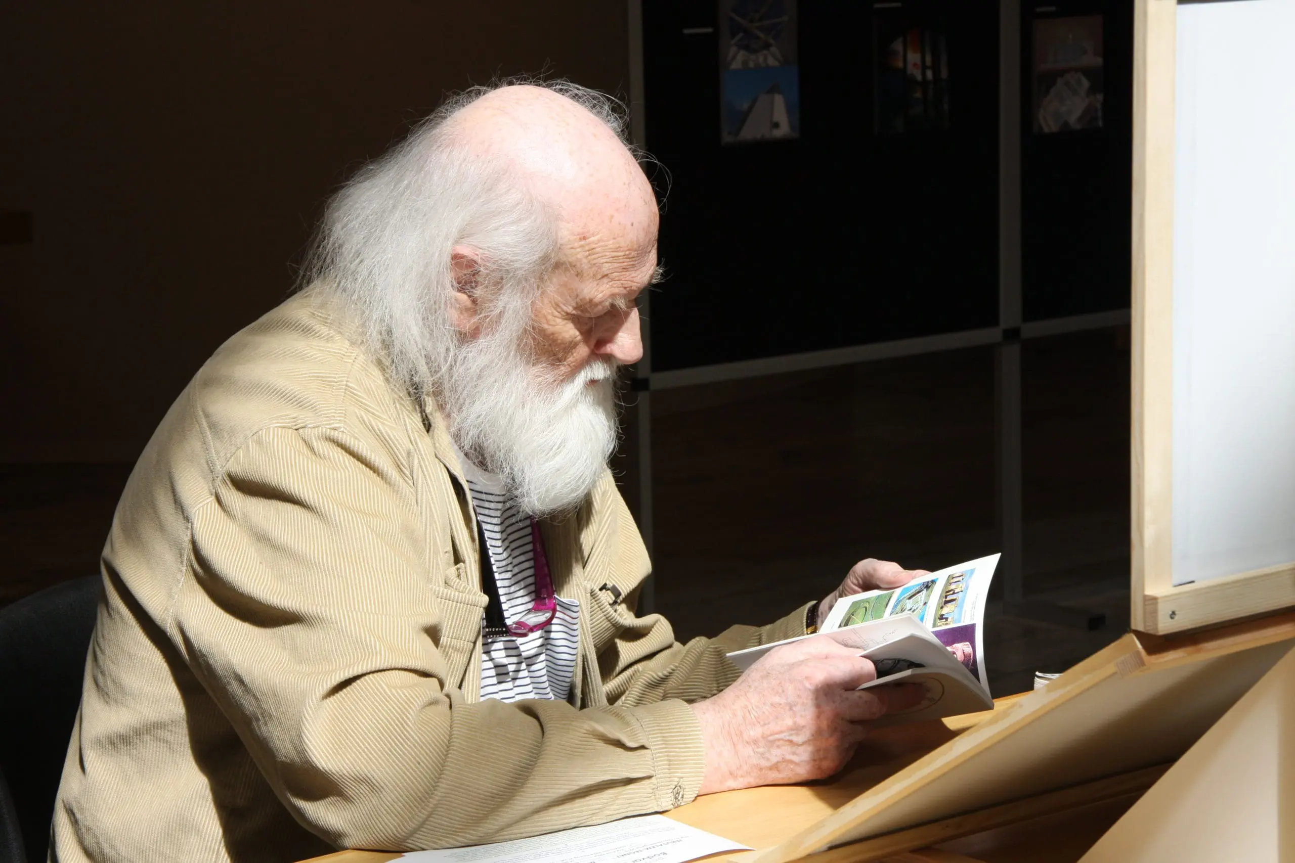 Bodvar Schjelderup på Trondheim Bibliotek 
